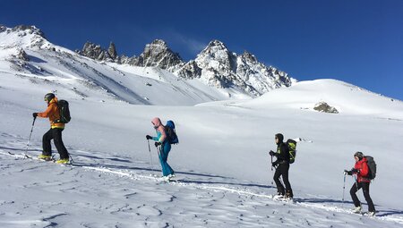 Kombinierter Tiefschnee- und Skitourenkurs in der Silvretta