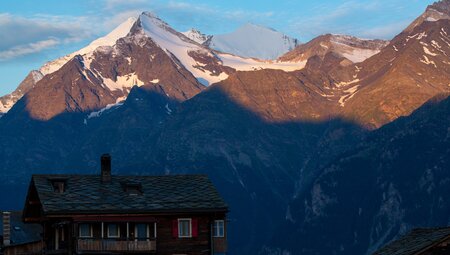 Zermatt in den Schweizer Alpen - Wandern am Fuße des Matterhorn