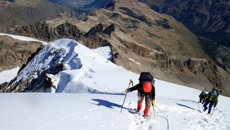 Die Höchsten der Ostalpen: Piz Bernina (4.049 m) & Piz Palü (3.900 m)