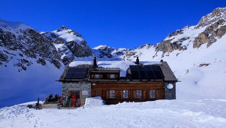 Skitouren im Oberengadin - Die Jenatschhütte im Val Bever