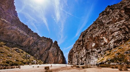 Kiesstrand von Sa Calobra