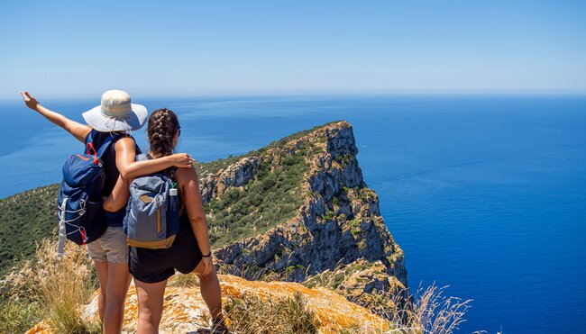 Mallorca - Aussicht auf das Mittelmeer vom GR 221