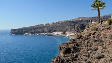 Blick auf Playa de Santiago