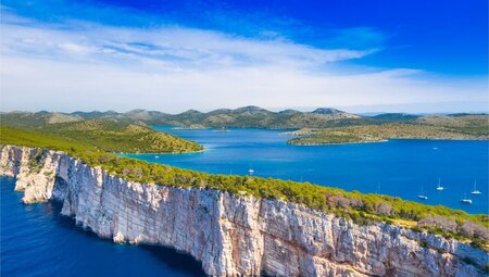 Mit Rad und Schiff zu den Nationalparks Dalmatiens