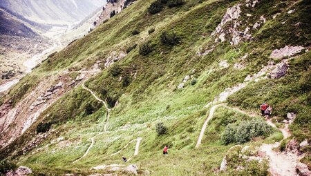 Jack Wolfskin Alpenüberquerung vom Ötztal nach Meran