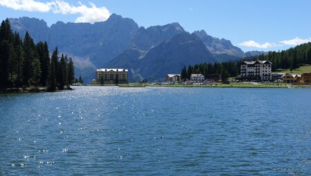 Dolomiten von Cortina, via Pocol und Misurina