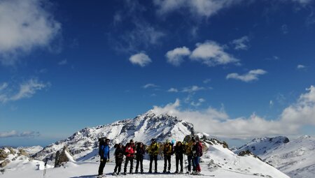 Picos de Europa im Winter - Schneeschuhwandern und Winterwanderungen