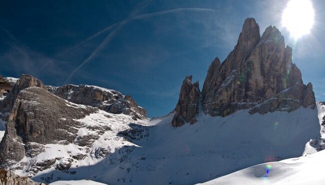 Winterwandern in den Dolomiten - mittel