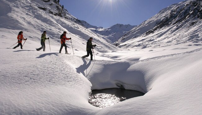 Winterwandern in den Sextener Dolomiten