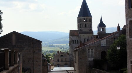 Südburgund Cluny Aussicht