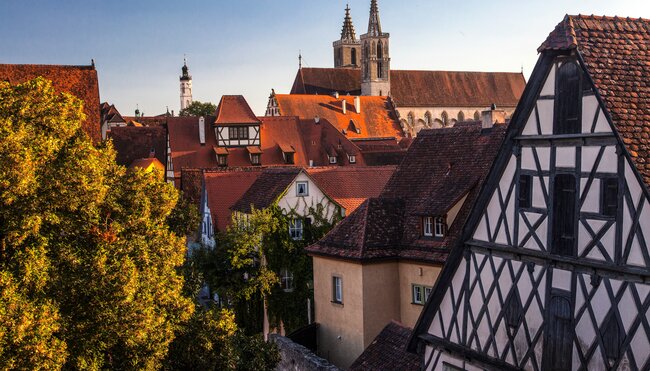 Rothenburg Sonnenaufgang