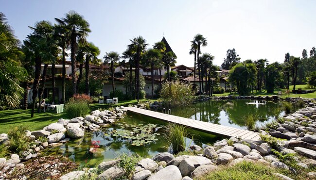 Losone kleicher Bach mit Brücke