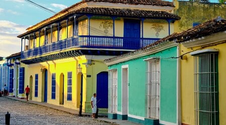 Kuba- Die andere Insel bunte Häuser