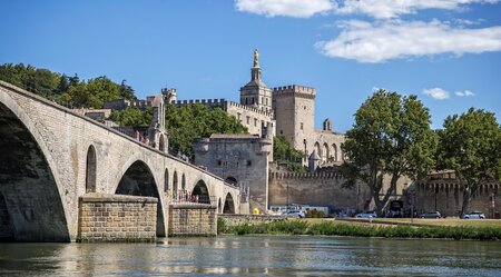 Frankreich Brücke von Avignon
