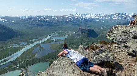 Kungsleden Lappland mit Zelt