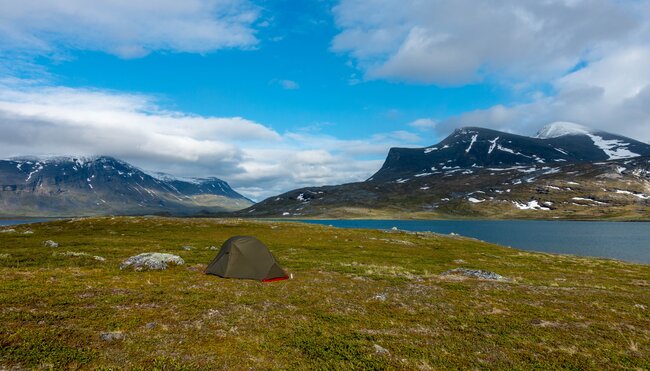 Zelt-Tour auf dem Kungsleden von Abisko nach Vakkotavare