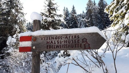 Schneeschuhwandern im Südtiroler Villnösstal