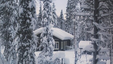 Silvester in den Bergen Norwegens