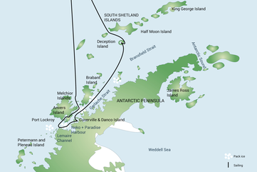 Reiseroute | © Oceanwide Expeditions