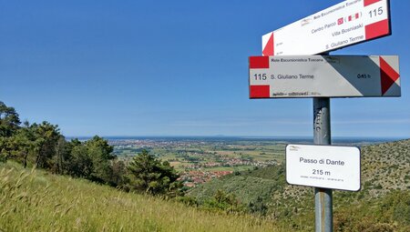 Monte Pisani Wegweiser