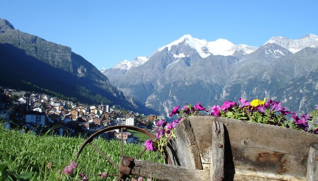 Zermatt in den Schweizer Alpen - Wandern am Fuße des Matterhorn