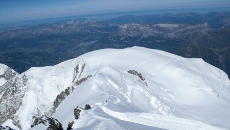 Mont Blanc - am Seil unseres Bergführers zum höchsten Berg der Alpen