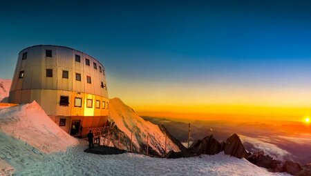 Mont Blanc - am Seil unseres Bergführers zum höchsten Berg der Alpen