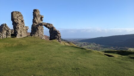 Ruinen am Offa's Dyke Path