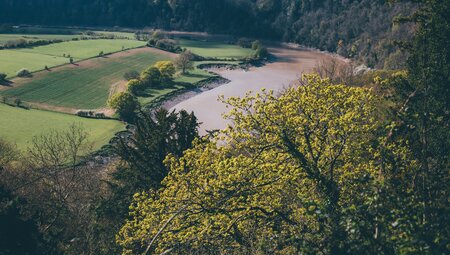 Landschaft Offa's Dyke South