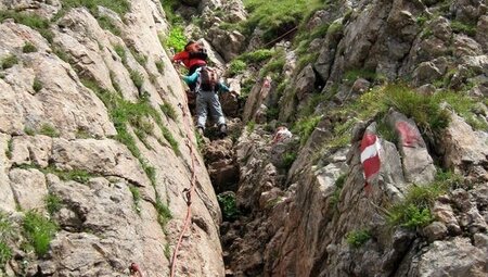 Alpine Ausbildung Klettersteig