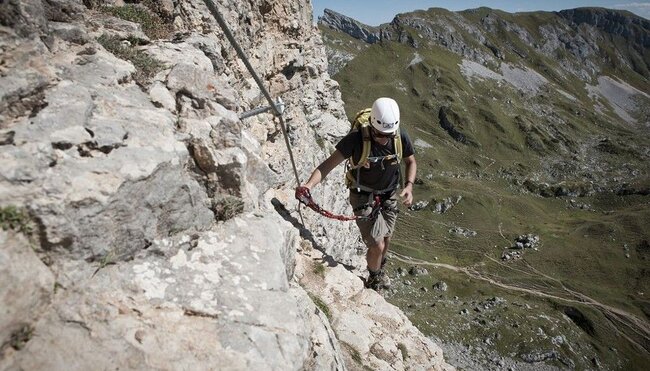 Alpine Ausbildung Klettersteig