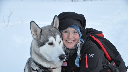 Winter Husky Trekking