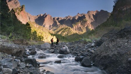La Palma - Lavaasche, Laurisilva und Caldera