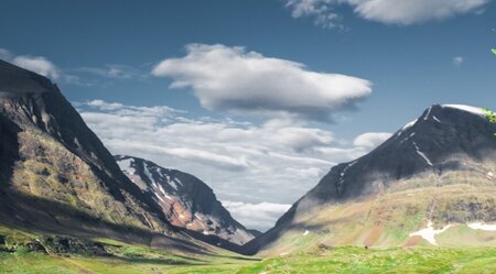 Auf dem Kungsleden in Lappland