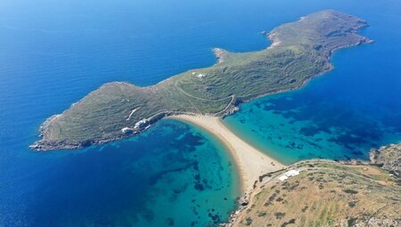 Kythnos - quer über die Insel