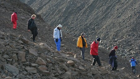 Wanderer auf Spitzbergen