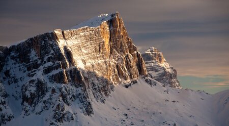 Schneeschuhwandern in den Dolomiten - das Sagenreich der Faneshütte