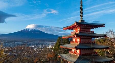 Japan - am Gipfel des Fuji