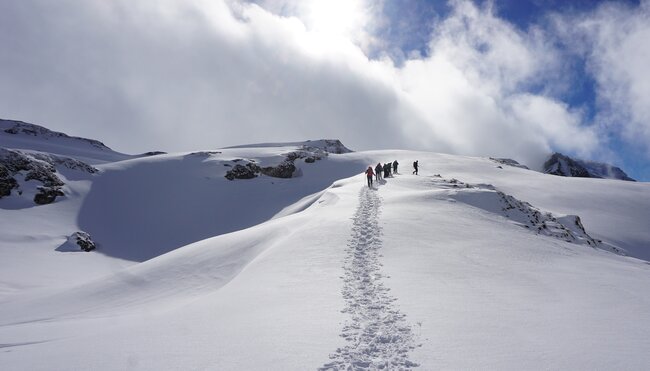 Silvester auf der Erfurter Hütte - Schneeschuhwandern im Rofangebirge