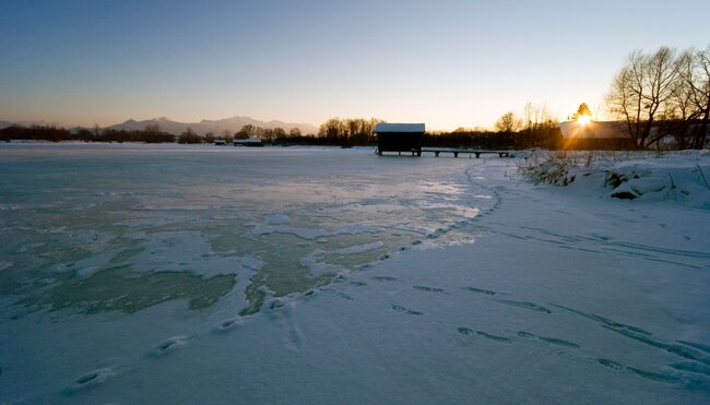 Silvester am Chiemsee-Winterwandern auf den Spuren des Märchenkönigs