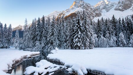 Schneeschuhwandern im Antholzertal für Singles und Alleinreisende