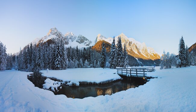 Schneeschuhwandern im Antholzertal für Singles und Alleinreisende