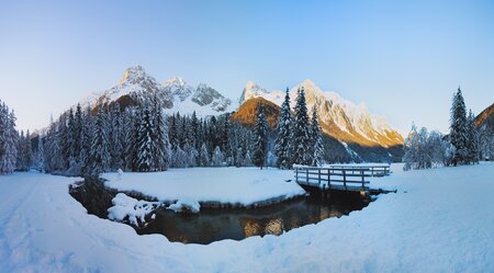 Schneeschuhwandern im Antholzertal für Singles und Alleinreisende