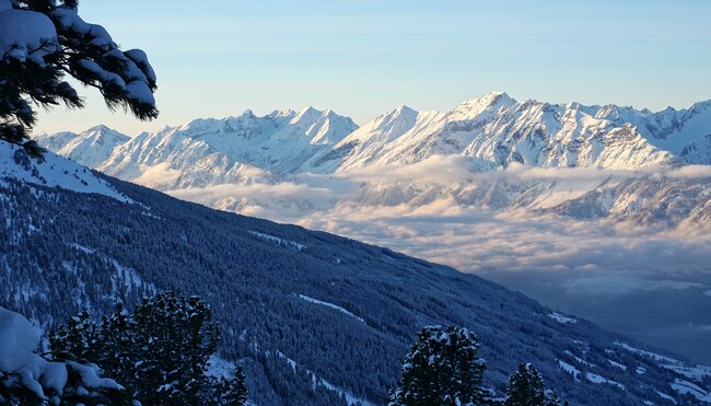 Silvester hoch über dem Inntal auf der Weidener Hütte
