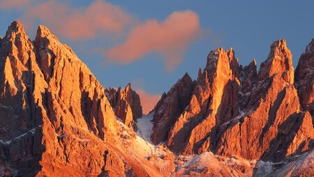 Schneeschuhwandern im Südtiroler Villnösstal