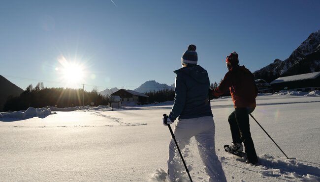 Winterwandern am Mieminger Plateau für Singles und Alleinreisende