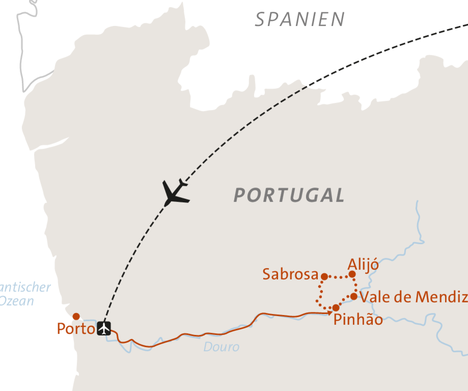Douro - der goldene Fluss Portugals - individuelle ...