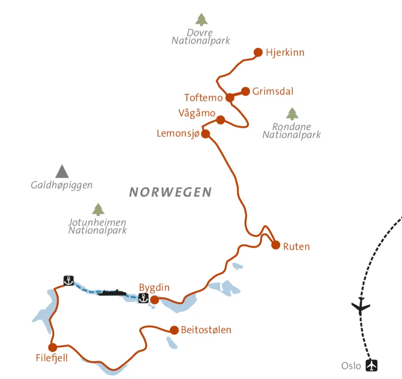 Mit Dem E Bike In Norwegen Tour De Dovre Und Mjolkevegen Individuelle E Bike Rad Reise