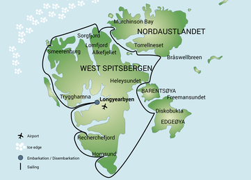 Reiseroute | © Oceanwide Expeditions