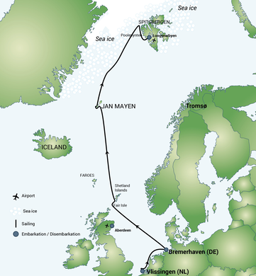 Reiseroute | © Oceanwide Expeditions